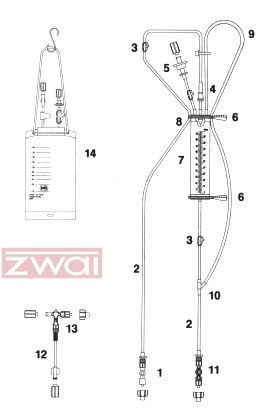 Abb. 10: Einzelkomponenten des HanniSet ohne Transducer