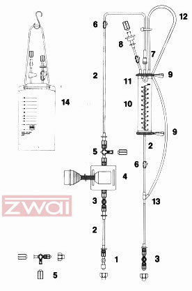 Abb. 7: Einzelkomponenten des HanniSet mit Transducer